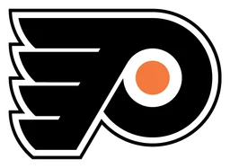 Philadelphia Flyers logo, black version, on a transparent background