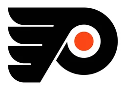 Philadelphia Flyers logo, monochrome version, on a transparent background