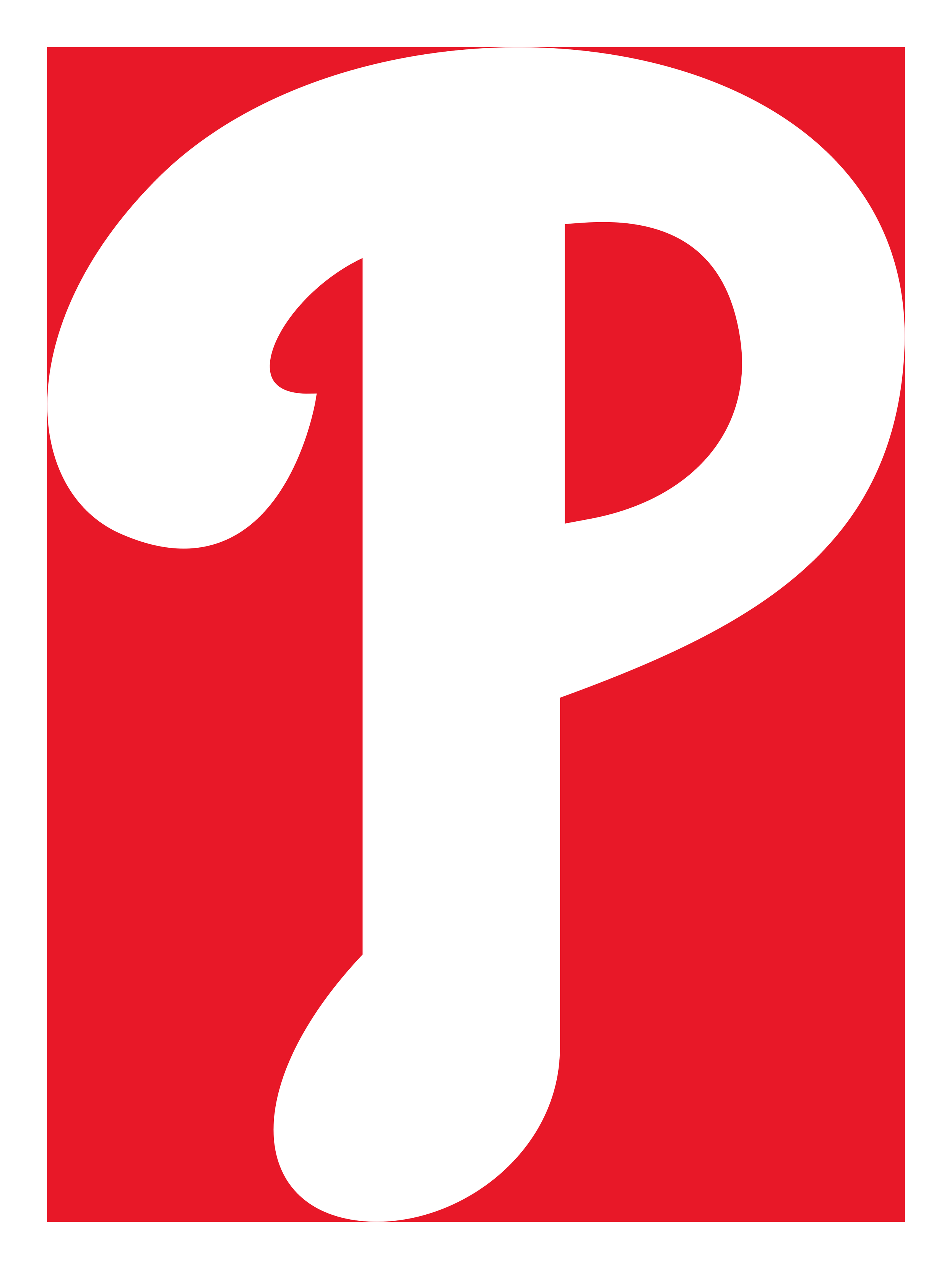 Philadelphia Phillies logo on a transparent background