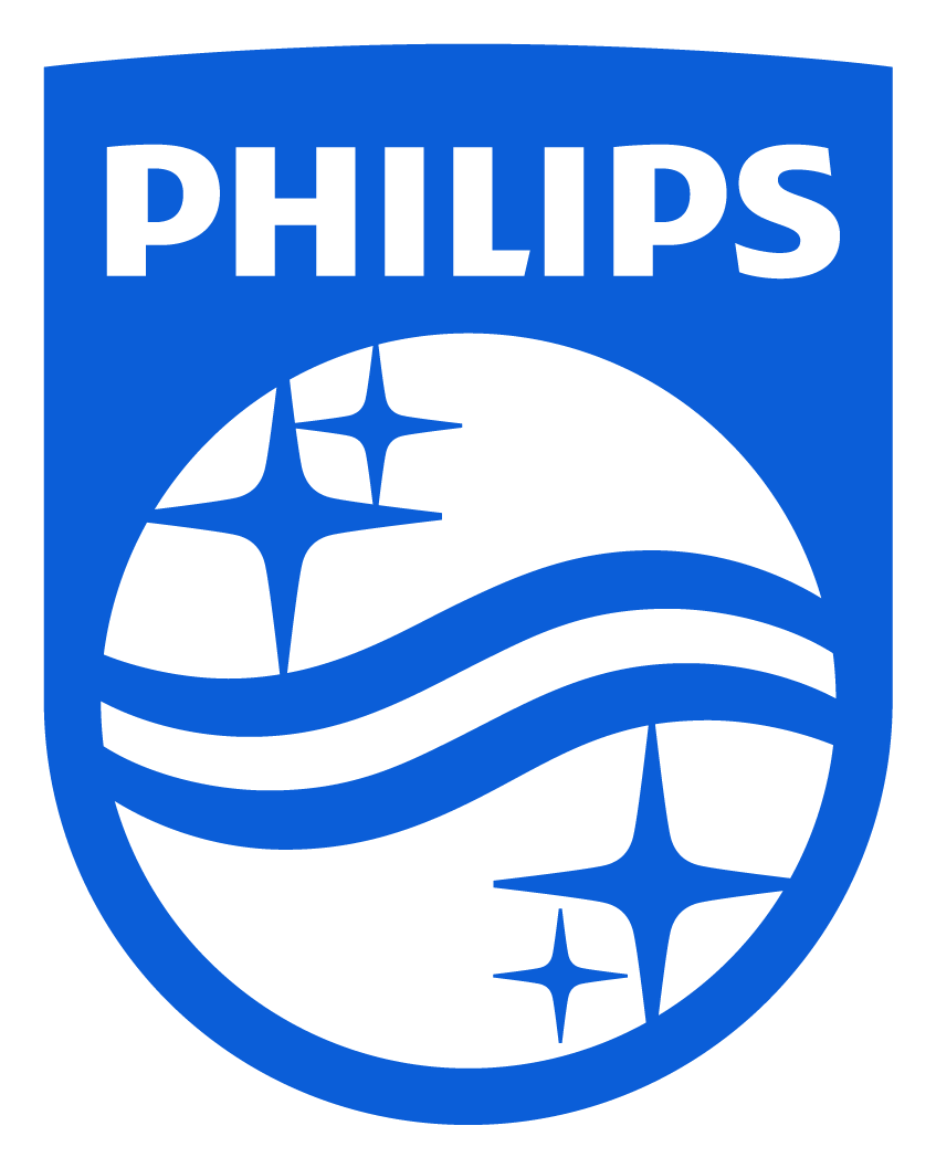 Philips logo, horizontal version, on a transparent background