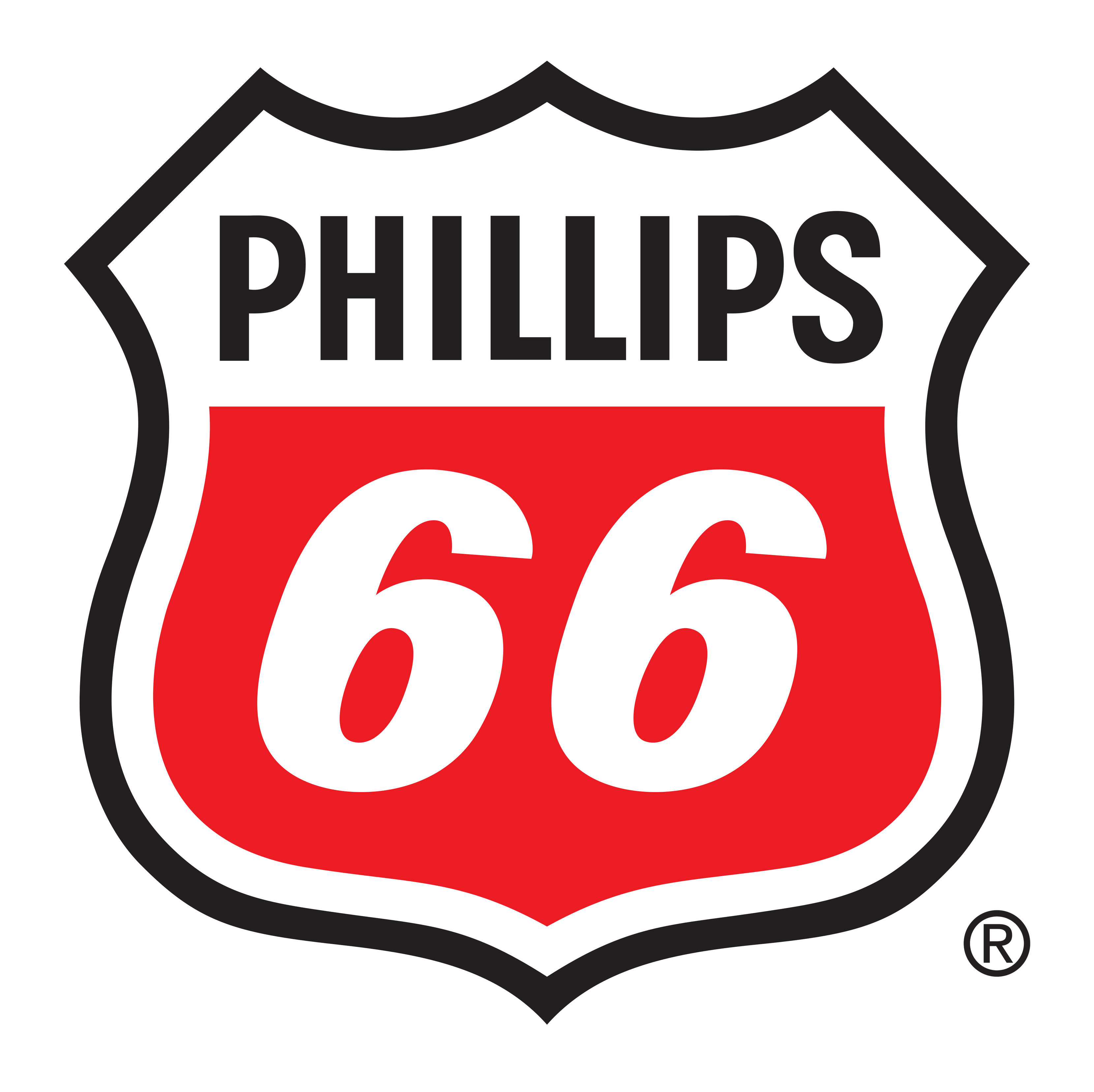 Phillips 66 logo on a transparent background