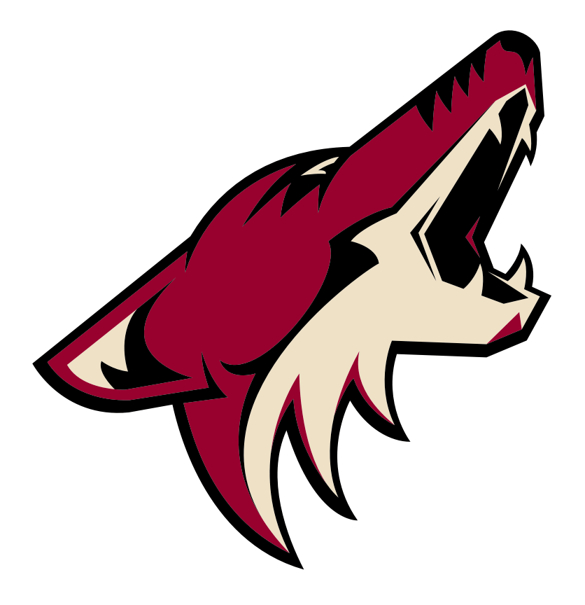 Phoenix Coyotes logo, icon version, on a transparent background