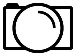 Logo de Photobucket, versión negro, sobre fondo transparente