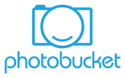 Logo de Photobucket, versión horizontal, sobre fondo transparente