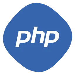PHP logo, icon version, on a transparent background