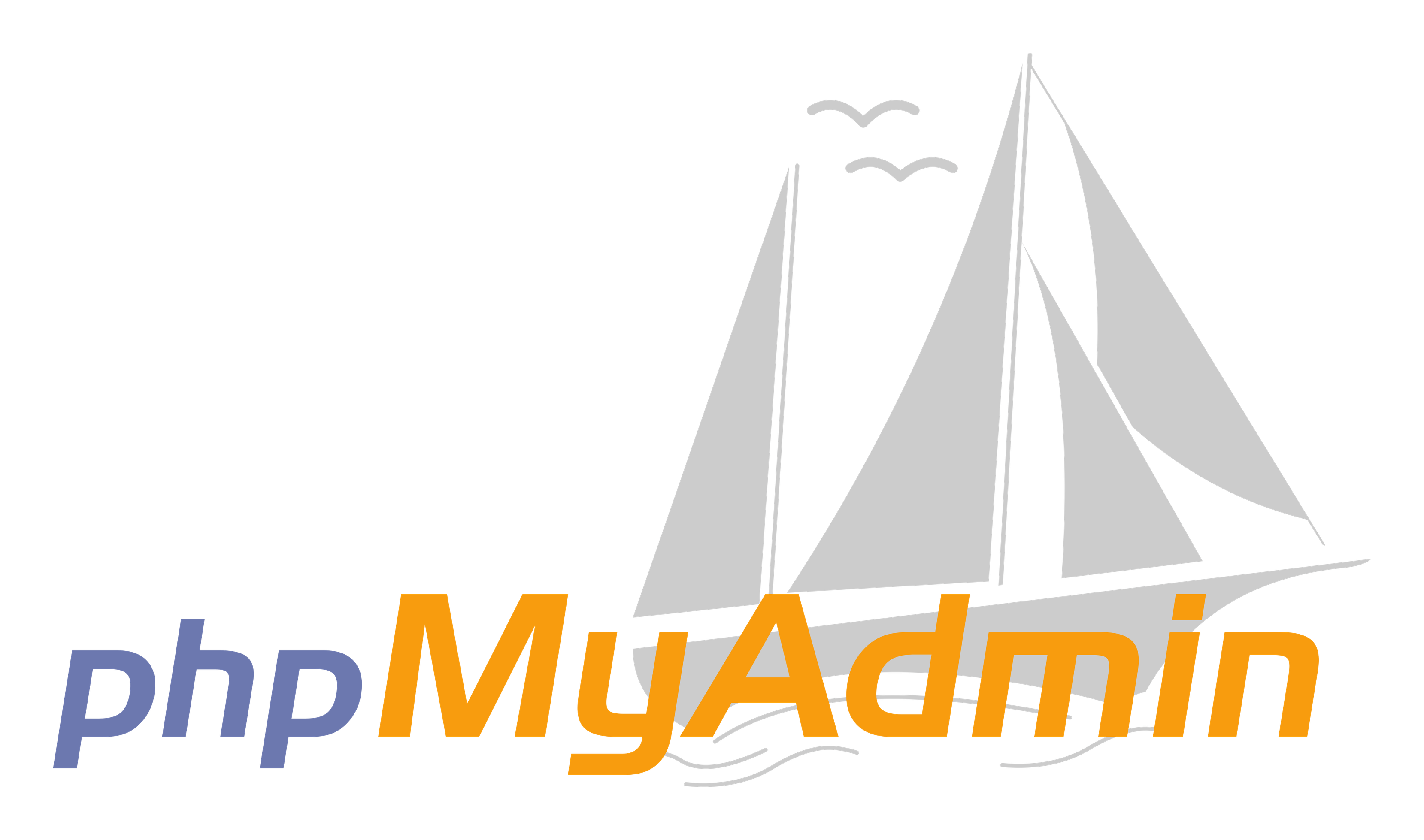 Phpmyadmin logo on a transparent background