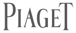 Piaget logo, monochrome wordmark version, on a transparent background