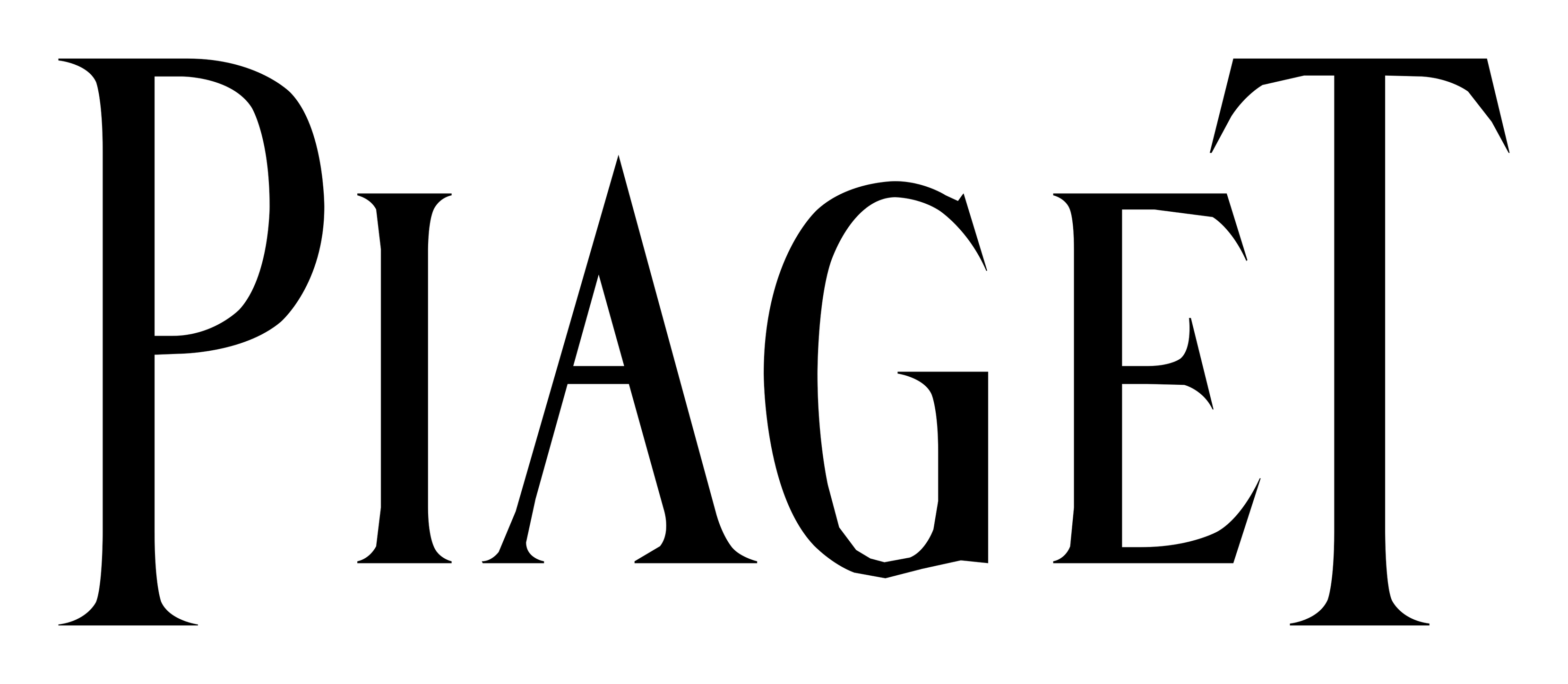 Piaget logo on a transparent background