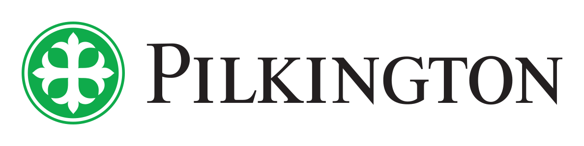 Pilkington logo on a transparent background
