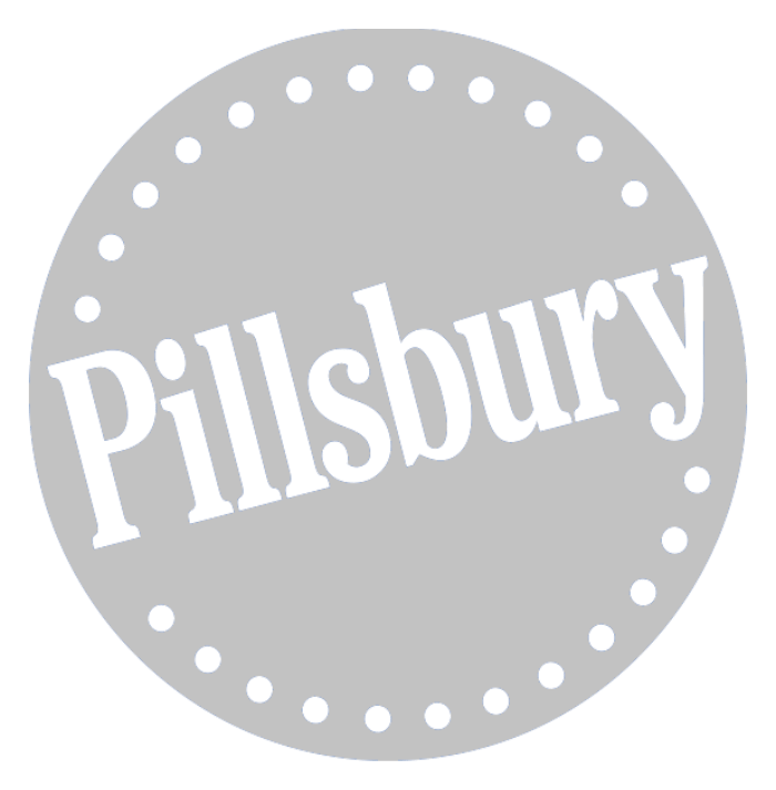 Pillsbury logo, monochrome icon version, on a transparent background