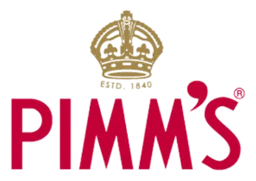 Pimms logo, horizontal version, on a transparent background