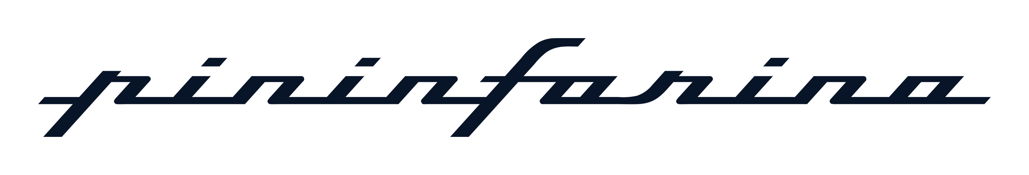 Pininfarina logo on a transparent background