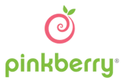 Logo da Pinkberry, versão horizontal, em fundo transparente