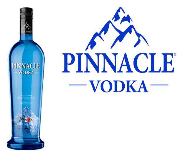 Pinnacle Vodka のロゴ（背景透過）