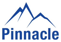 Pinnacle logo, horizontal version, on a transparent background