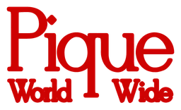 Pique logo, horizontal version, on a transparent background