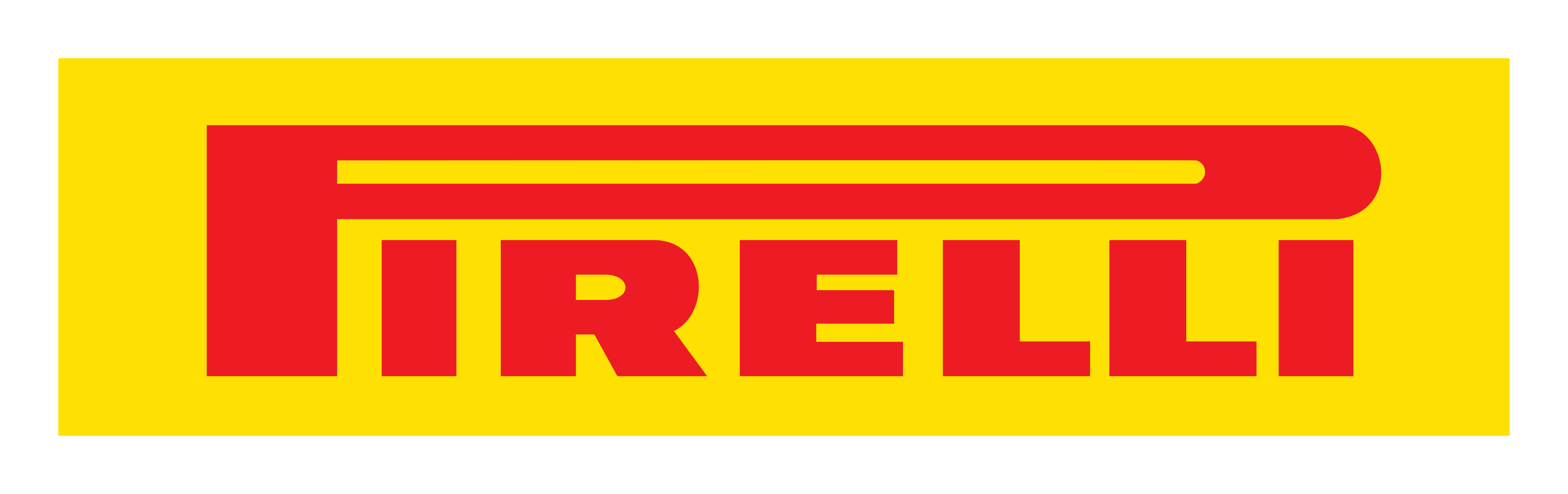 Pirelli logo on a transparent background