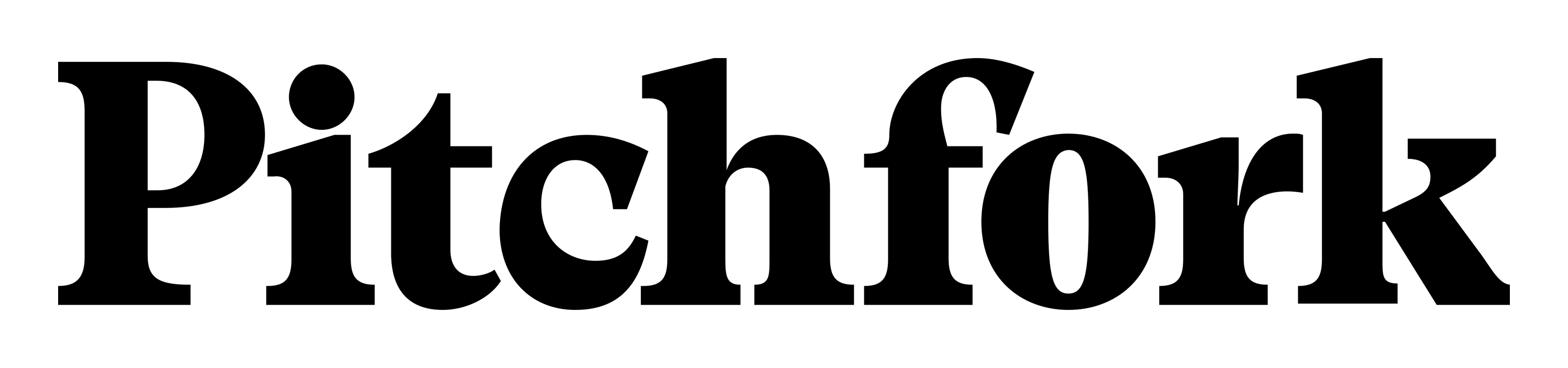 Pitchfork logo on a transparent background