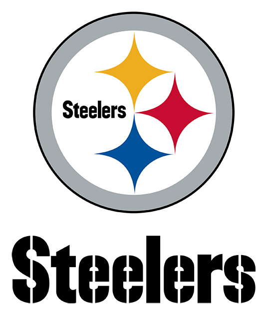 Pittsburgh Steelers logo, monochrome icon version, on a transparent background