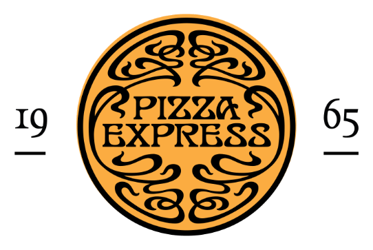 Pizzaexpress logo on a transparent background
