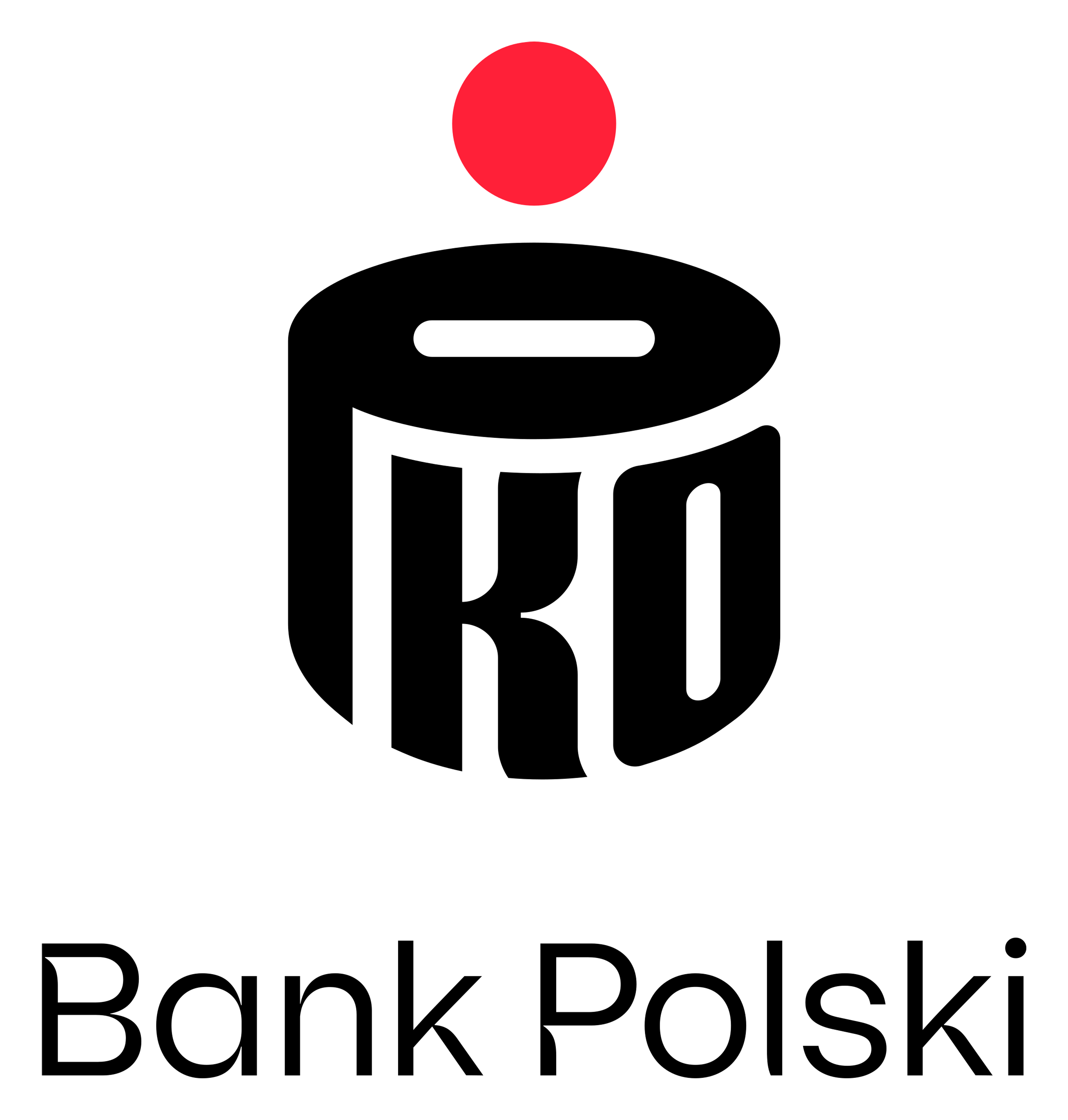 Pko Bank Polski logo on a transparent background