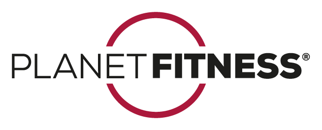 Planet Fitness logo on a transparent background
