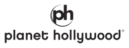 Planet Hollywood logo, black wordmark version, on a transparent background