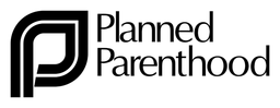 Planned Parenthood Logo, Variante Wortmarke schwarz, auf transparentem Hintergrund