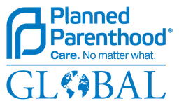 Planned Parenthood Logo, Variante horizontal, auf transparentem Hintergrund