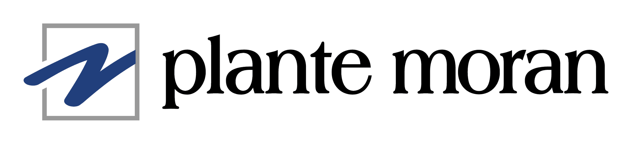 Plante Moran Logo auf transparentem Hintergrund