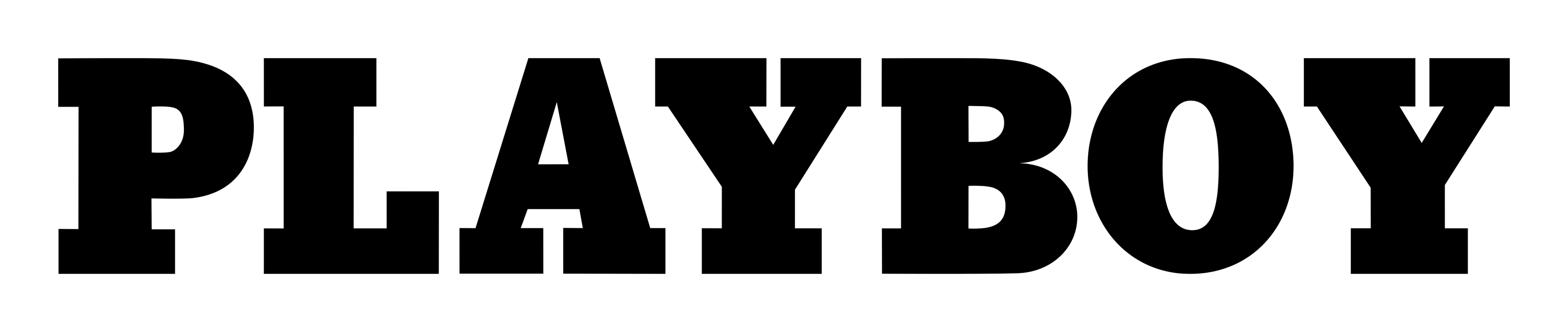 Playboy logo on a transparent background