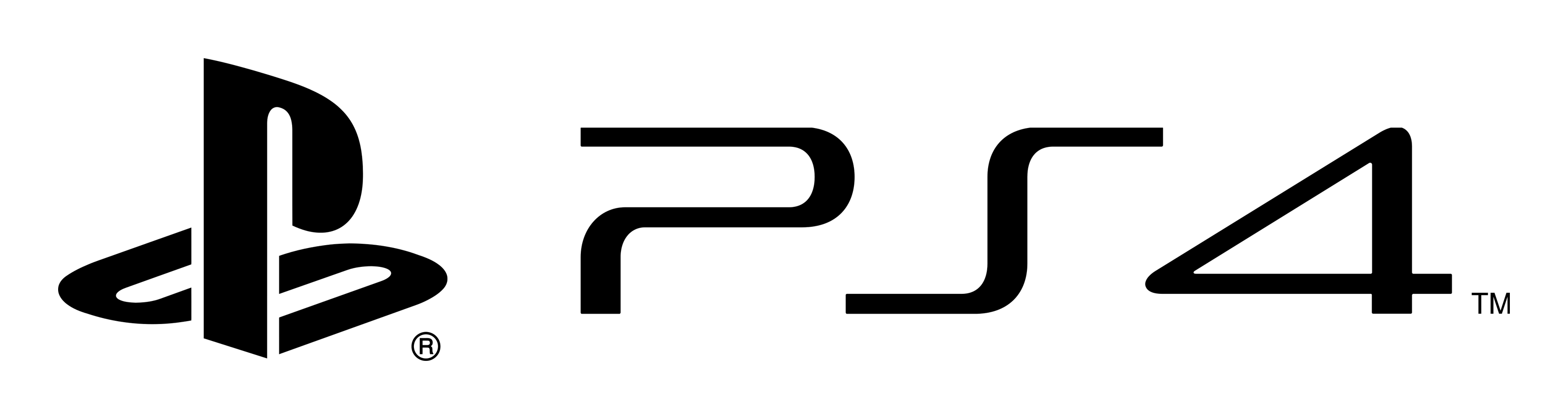 Playstation 4 logo on a transparent background