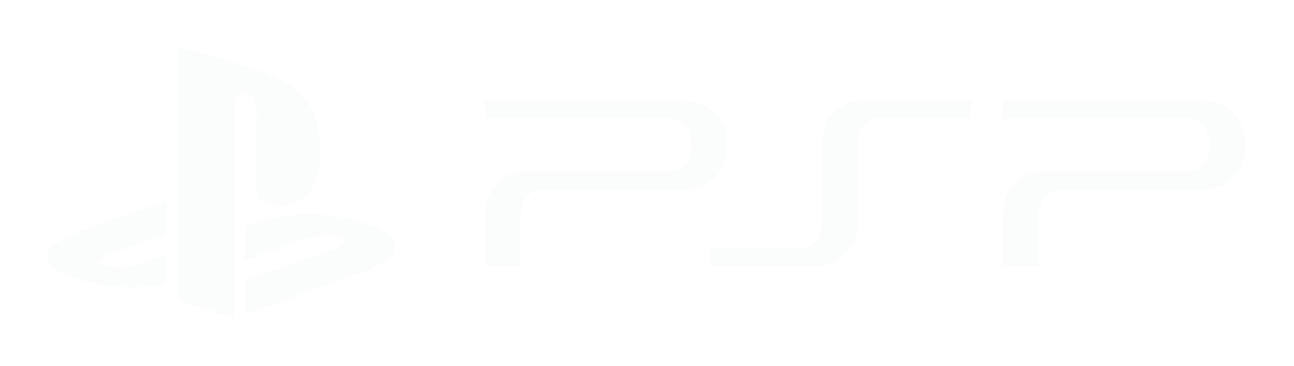 Playstation Portable logo on a transparent background