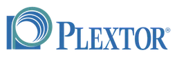 Plextor logo, wordmark version, on a transparent background