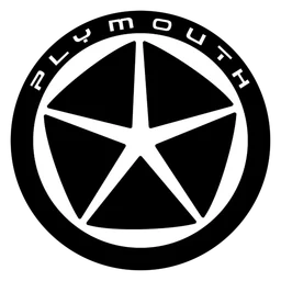 Plymouth logo, black icon version, on a transparent background