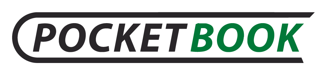 Pocketbook logo on a transparent background