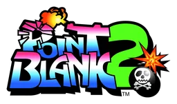 Point Blank logo, horizontal version, on a transparent background