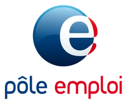 Pole Emploi logo, horizontal version, on a transparent background