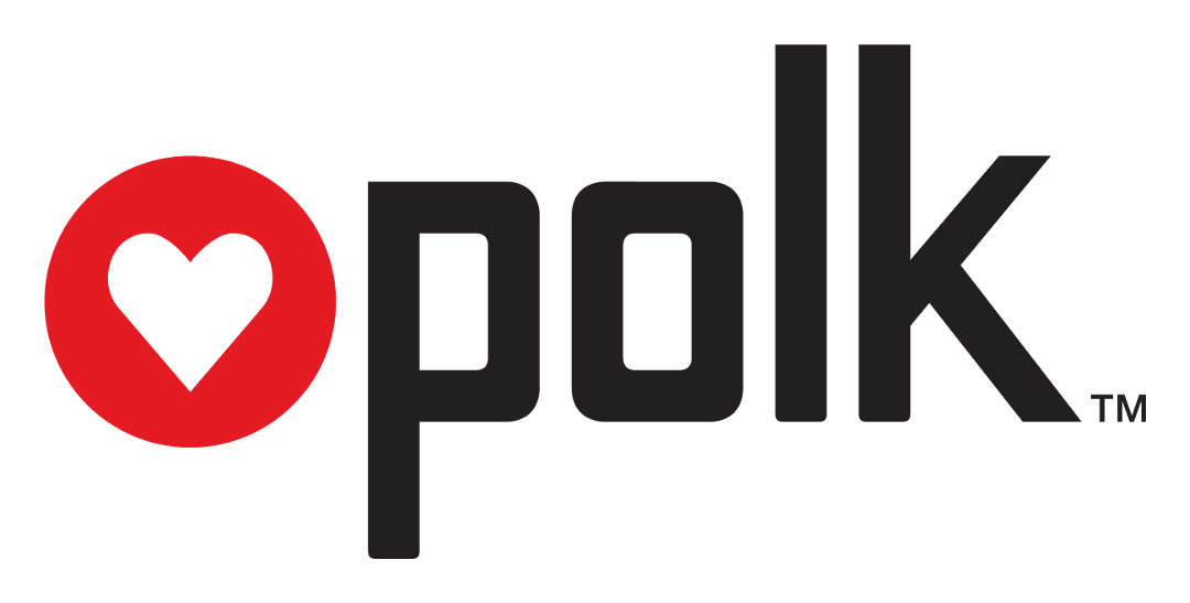 Polk Audio logo on a transparent background