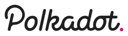 Polkadot New logo, black wordmark version, on a transparent background