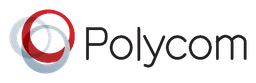 Polycom logo, wordmark version, on a transparent background