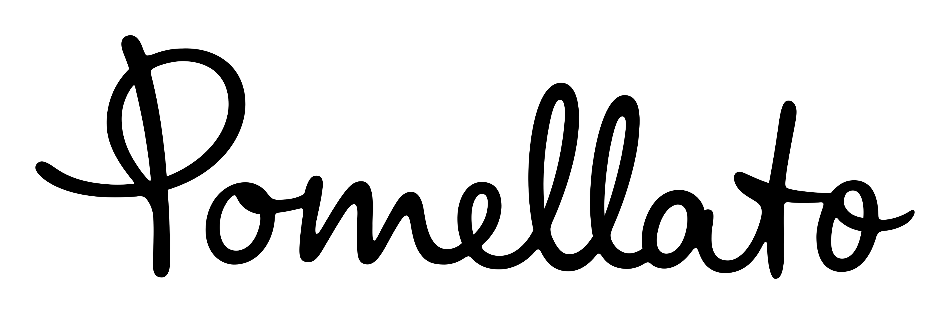 Pomellato logo on a transparent background