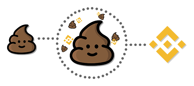 Poocoin logo on a transparent background