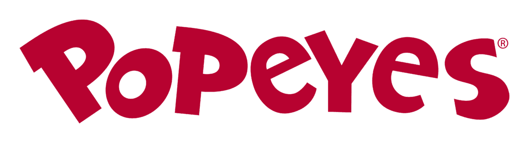 Popeyes logo on a transparent background