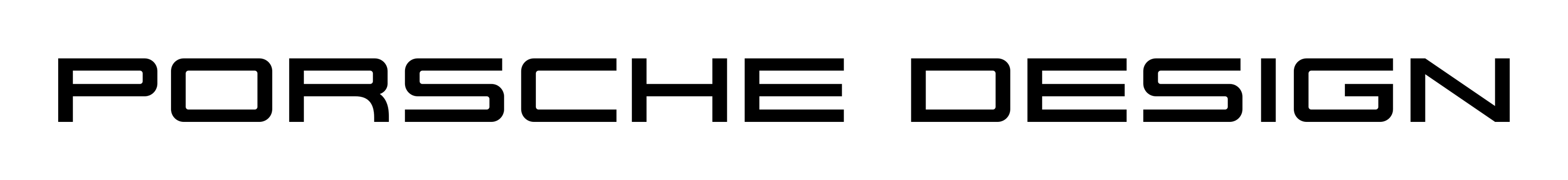 Porsche Design Logo auf transparentem Hintergrund