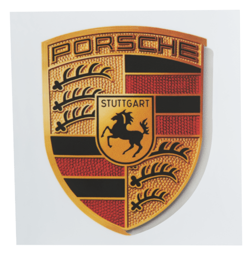 Porshe logo, icon version, on a transparent background