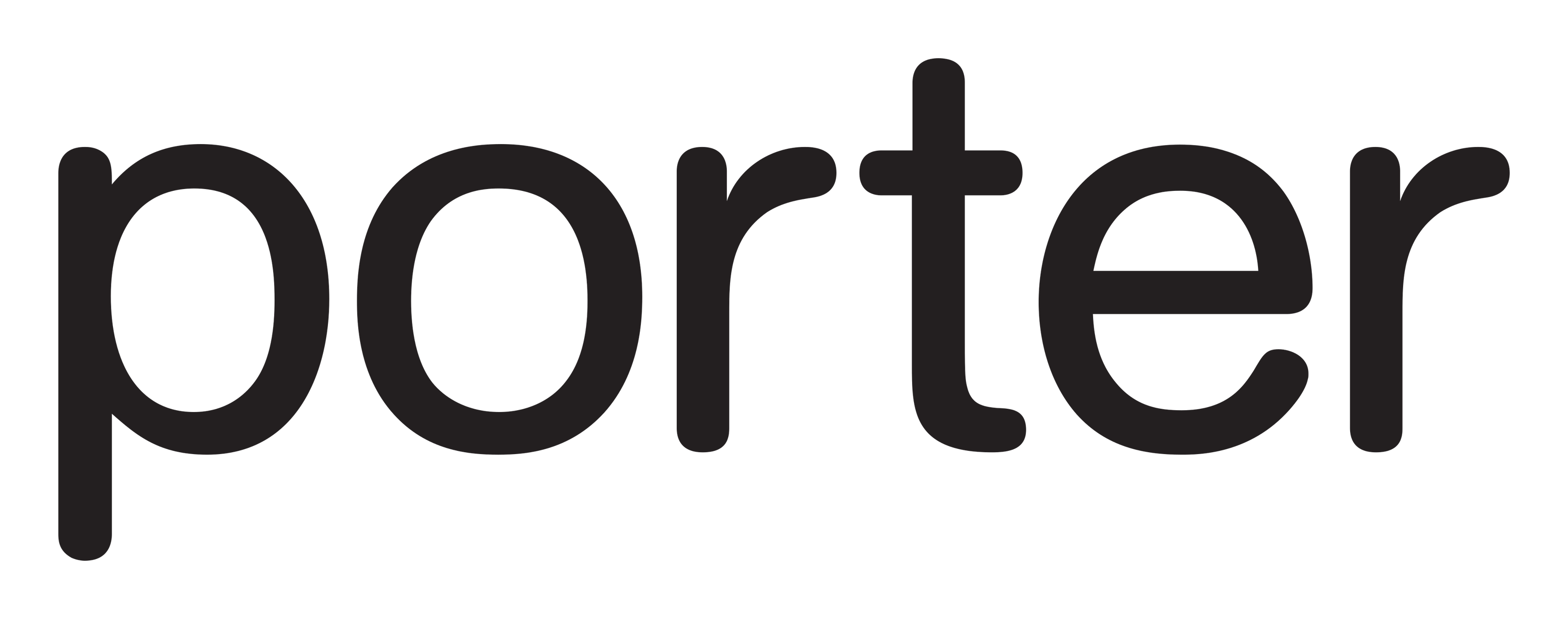 Porter Airlines logo on a transparent background
