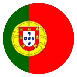 Portugal logo, icon version, on a transparent background