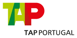 Logo de Portugalia Airlines, versión horizontal, sobre fondo transparente