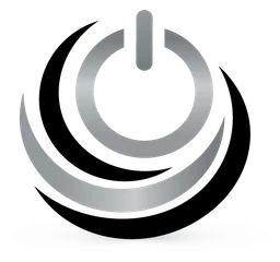 Logo de Power, versión icono monocromo, sobre fondo transparente
